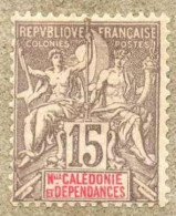 Nelle CALEDONIE : Type De 1892 (allégories) Dentelé 14 X 13 1/2 - - Unused Stamps