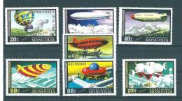 Mongolie: PA 85/ 91 **   Dirigeables - Zeppelins