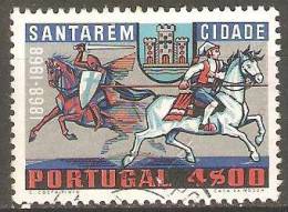 PORTUGAL - 1970,  1.º Centenário De Santarém Cidade.  4$00  (o)  MUNDIFIL  Nº 1082 - Oblitérés