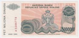 Croatia 5.000.000  Dinara 1993. UNC P-R24 - Croatia