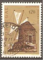 PORTUGAL - 1971,  Moinhos Portugueses.  $20  (o)  MUNDIFIL  Nº 1091 - Oblitérés