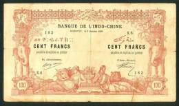 DJIBOUTI , 100 FRANCS 2.1.1920. P-5 - Dschibuti