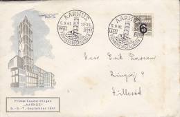 Denmark Sonderstempel AARHUS Frimærke Udstilling 1941 Cover Brief Stamp Exhibition - Storia Postale