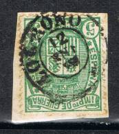 5 Cts Impuesto Guerra 1875, Fechador LOGROÑO, Num 154 º - Tasse Di Guerra