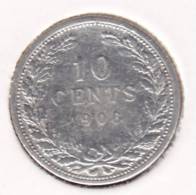 @Y@   Nederland / Wilhelmina  10 Ct  1906  (2106) - 10 Centavos