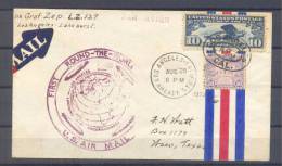 1929.- LOS ANGELES A TEXAS (USA) - Lettres & Documents