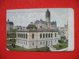 Tacoma,Wash.Public Library,Court House In The Distance - Bibliotecas