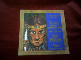 DON FARDON  °  THE LAMENT OF THE CHEROKEE  INDIAN RESERVATION - Country En Folk