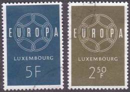CEPT / Europa 1959 Luxembourg N° 567 Et 568 Obl. (used) - 1959