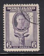 Somaliland Protectorate Used Scott #89 6p Greater Kudu - Somaliland (Herrschaft ...-1959)