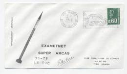 KOUROU 1975 - Lancement EXAMETNET - SUPER ARCAS 35-79 - Signature Dir Des Opérations - Europe