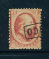 NETHERLANDS  -  1864  King William 10c  Used As Scan - Used Stamps