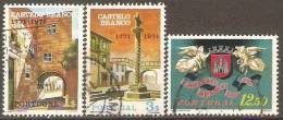 PORTUGAL - 1971,  2.º Centenário De Castelo Branco Cidade.  ( Série, 3 Valores ) (o)  MUNDIFIL  Nº 1113/5 - Oblitérés