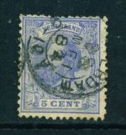 NETHERLANDS  -  1872  King William 5c  Used As Scan - Gebraucht