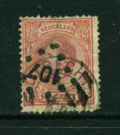 NETHERLANDS  -  1872  King William 10c  Used As Scan - Oblitérés