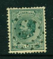 NETHERLANDS  -  1872  King William 221/2c  Used As Scan - Gebraucht