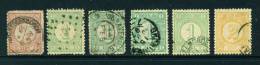 NETHERLANDS  -  1876  Numerals Various Examples  Used As Scan - Used Stamps
