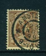 NETHERLANDS  -  1891  Queen Wilhelmina 71/2c  Used As Scan - Used Stamps