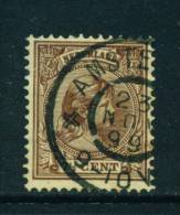 NETHERLANDS  -  1891  Queen Wilhelmina 71/2c  Used As Scan - Usati