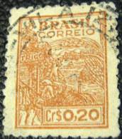 Brazil 1947 Wheat Harvesting 20c - Used - Used Stamps