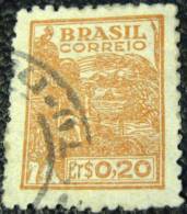 Brazil 1947 Wheat Harvesting 20c - Used - Used Stamps