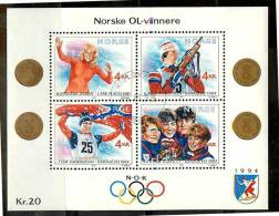1994 Norske OL-vinnnere Cancelled - Blokken & Velletjes