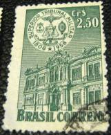 Brazil 1958 High Court Building 150th Anniversary 2.50cr - Used - Used Stamps