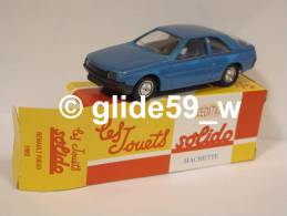 Solido RENAULT FUEGO (1980) - Réédition Hachette Collection (NEUVE ! Avec Boîte D'origine) - Solido