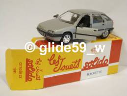 Solido CITROEN ZX (1991) - Réédition Hachette Collection (NEUVE ! Avec Boîte D'origine) - Solido