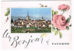 CH-2194     PAYERNE : Un Bonjour De .. ( Roses) - Payerne