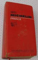 Michelin France Rouge De 1971, Ref Perso 388 - Michelin-Führer