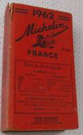 Michelin France Rouge De 1962, Ref Perso 394 - Michelin (guias)