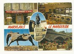 Cp, 48, Marjevols, "Le Mareride", Bar Tabac, Multi-Vues - Marvejols