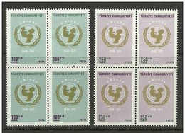 Turkey; 1971 25th Year Of UNICEF - Unused Stamps