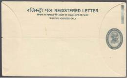 Mahatma Gandhi, Registered PSE / Postal Stationery Envelope, India - Mahatma Gandhi