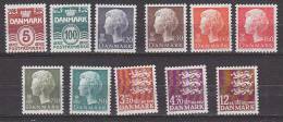 L4941 - DANEMARK DENMARK Yv N°719/29 ** - Unused Stamps