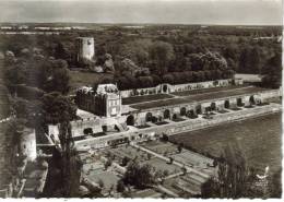 CPSM CHATILLON COLIGNY (Loiret) - En Avion Au Dessus De.......Le Chateau; Les Terrasses Le Donjon - Chatillon Coligny