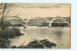GROSPIERRES  Et SAINT - ALBAN - Nouveau Pont Sur Le Chasezac (ou Chassezac)  - Editeur Alès - 2 Scans - Andere & Zonder Classificatie