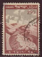 ISRAEL - 1949 - YT N° 16 - Oblitéré - 1 Petit Clair En Haut A Gauche - Oblitérés (sans Tabs)