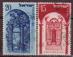 ISRAEL - 1953 - YT N° 68 / 69 - Oblitérés - Nouvel An - Usados (sin Tab)