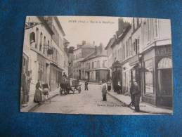 CP...MERU..RUE DE LA REPUBLIQUE..PLAN ANIME....1923 - Meru