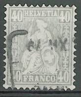 Switzerland - 1862 Helvetia 40 Grey - V4985 - Gebraucht