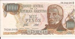 ARGENTINA 1000 Pesos Uncirculated FDS Billete Bill Banknote - Argentinië