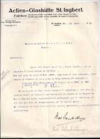 Entête 21/08/1926  -  St  Ingbert  ( Saargebiet ) Allemagne  - Lettre De Karl  SCHENKELBERGER  Pour L.foucauld  ( Vins) - Royaume-Uni