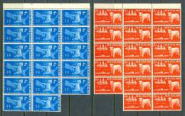 1957 NEW ZEALAND MEAT EXPORTS SHEET X17 SETS MICHEL: 368-369 MNH ** - Ungebraucht