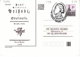 Slowakei-Trnava 1996. Titelseite Des Romans "Die Ereignisse Und Erfahrungen Eines Jungen (1785) (3.673) - Cartas & Documentos
