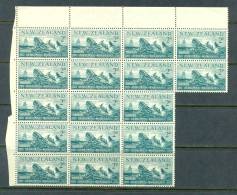 1956 NEW ZEALAND SOUTHLAND CENTENNIAL SHEET SET MICHEL: 360-362 MNH ** (x17, X19, X19 Stamps) - Nuovi