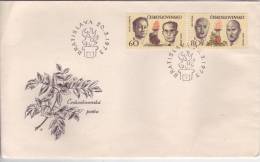 1973 20.3 FDC(?) Yv. 1971/76 Commemorating Vlado Clementis And Other Heroes - Briefe U. Dokumente