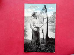 Large Fish Catch====== A Minnow From Okauchee Lake Wi 1923 Cancel  Ref 805 - Autres & Non Classés