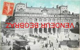 Delcampe - PARIS            GARE ST LAZARE - Pariser Métro, Bahnhöfe